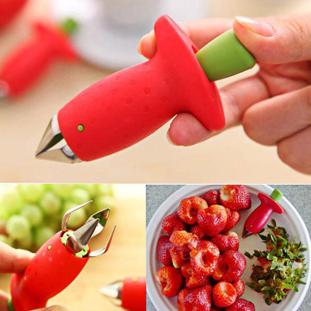 1 pcs Kitchen Toys Strawberry Hullers Metal +Plastic Fruit R在類目 飾品/流行首飾/時尚飾品新, DIY配件, 其他DIY飾品配件中 - 來自Buy2taobao.com提供專業的淘寶代購服務