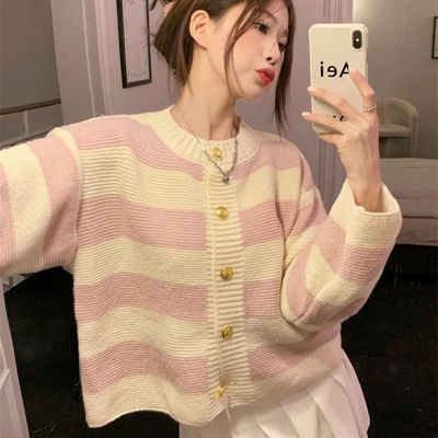 Girl's loose cardigans, knitted sweaters woolen top sweaters