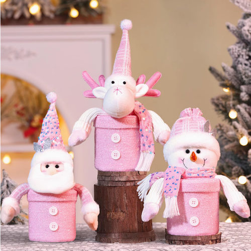 Christmas Box, Santa Claus, Snowman, Elk Gift Box, Christma