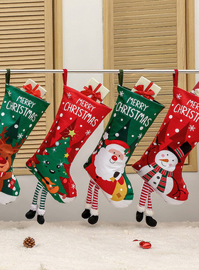 Christmas Stocking Decoration Snowman Gift Bag Xmas stocks