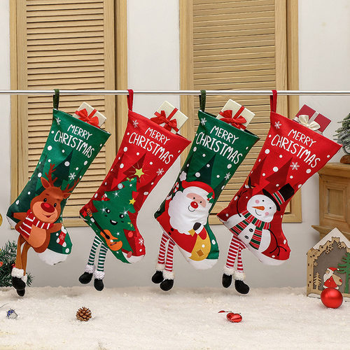 Christmas Stocking Decoration Snowman Gift Bag Xmas stocks