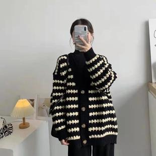 cardigan sweater women New knitted neck top