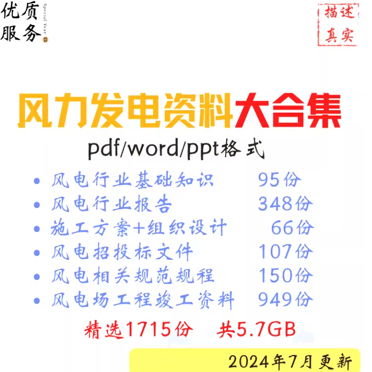 风电能风力发电项目施工方案组织设计招投标行业标准报告培训资料