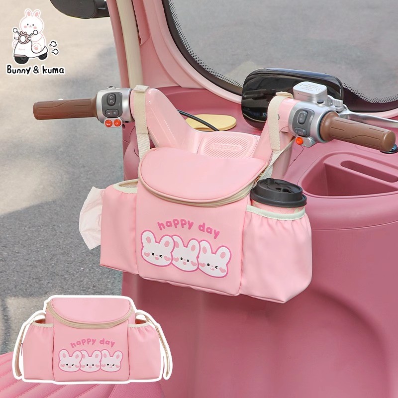 三轮车挂包雅迪爱玛通用型多功能挂包大容量收纳袋电动车推车挂包