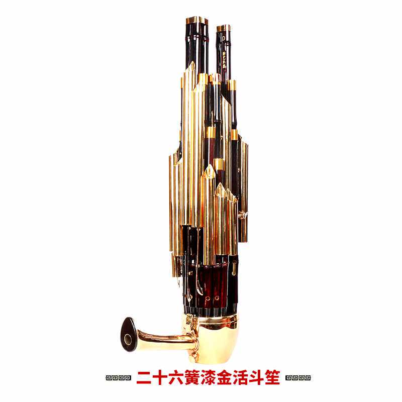 正品新艺 24簧26簧精致加键扩音笙乐器大全圆竽乐器修笙工具笙包