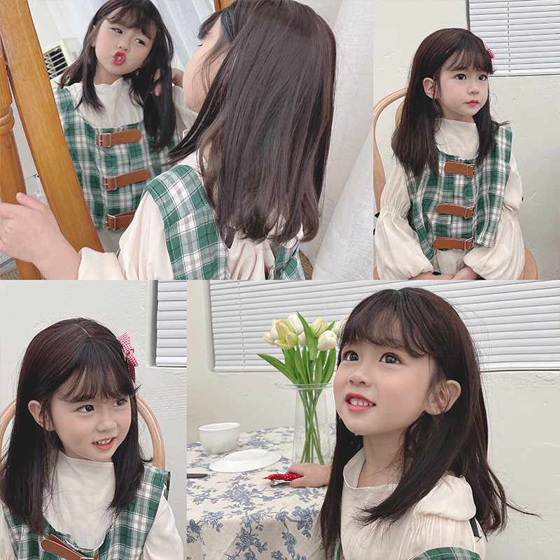 正品66公主女童假发宝宝卷发仿真假发片配饰小女孩假头套儿童头饰