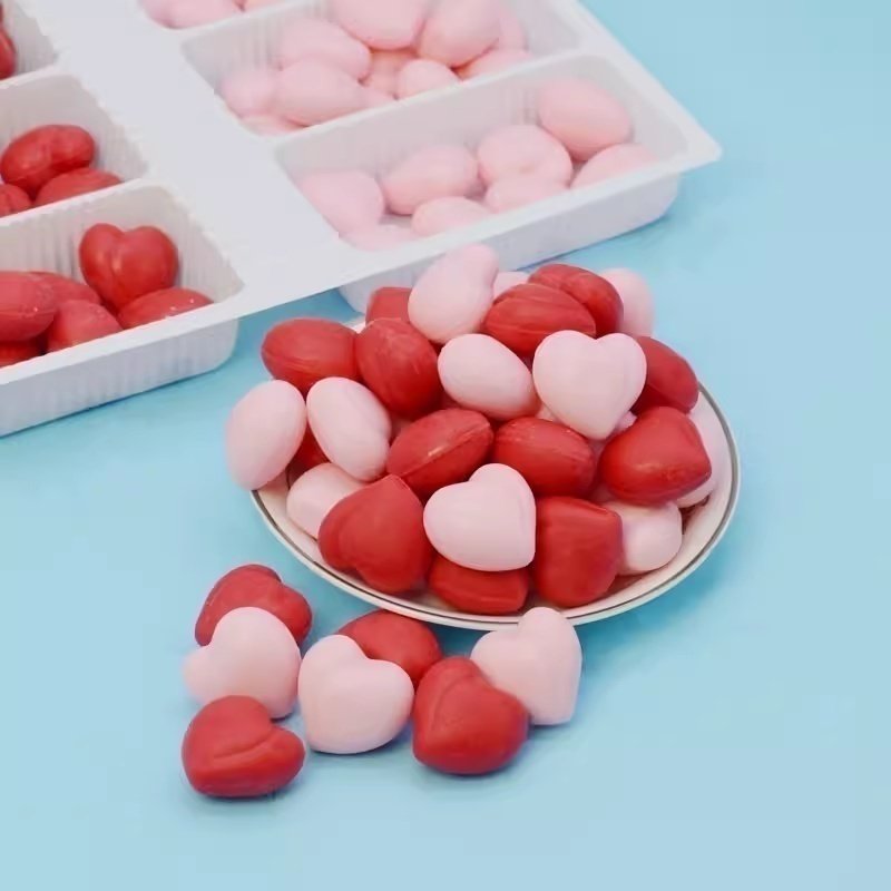 空心心形 521七夕情人节520爱心蛋糕装饰巧克力成品摆件 配件包邮