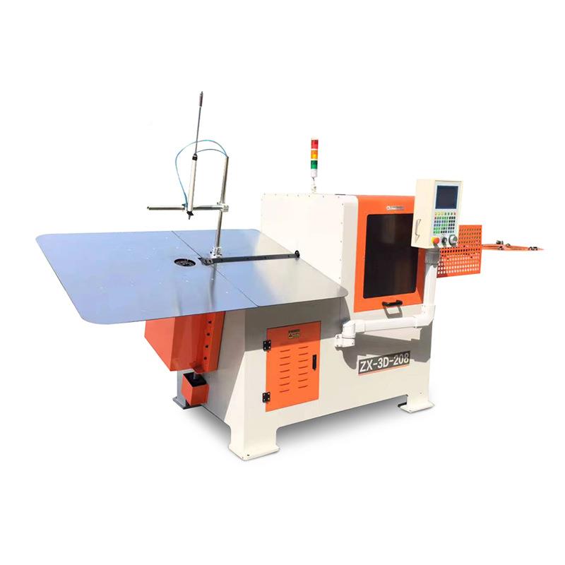 机适自丝用2-8mm钢丝，3D208转线，全动3D钢弯框机，操作简便