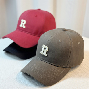 香港潮牌高品质硬顶棒球帽女春夏韩版 街拍字母鸭舌帽 休闲百搭时尚