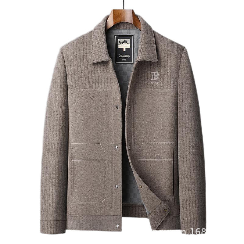 恒源祥男士商务休闲夹克2025春秋季新款中青年男款翻领是潮流单外,男装,中老年上装,淘宝优惠券,粉丝福利购,淘宝优惠卷