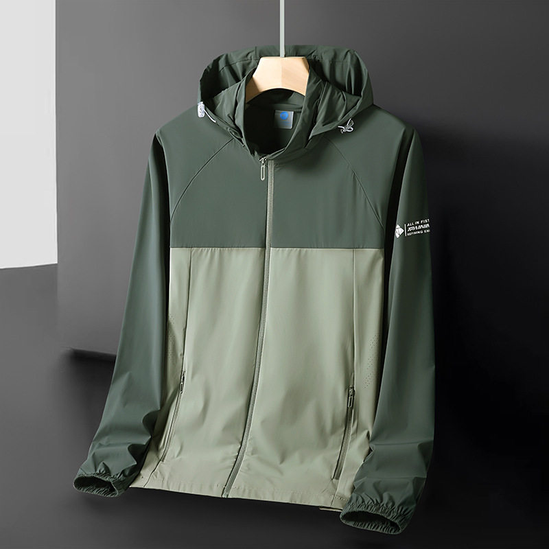 恒源祥防晒服男春夏薄款休闲连帽休闲透气轻薄弹力外套拉链口袋上,户外/登山/野营/旅行用品,冲锋衣,淘宝优惠券,粉丝福利购,淘宝优惠卷