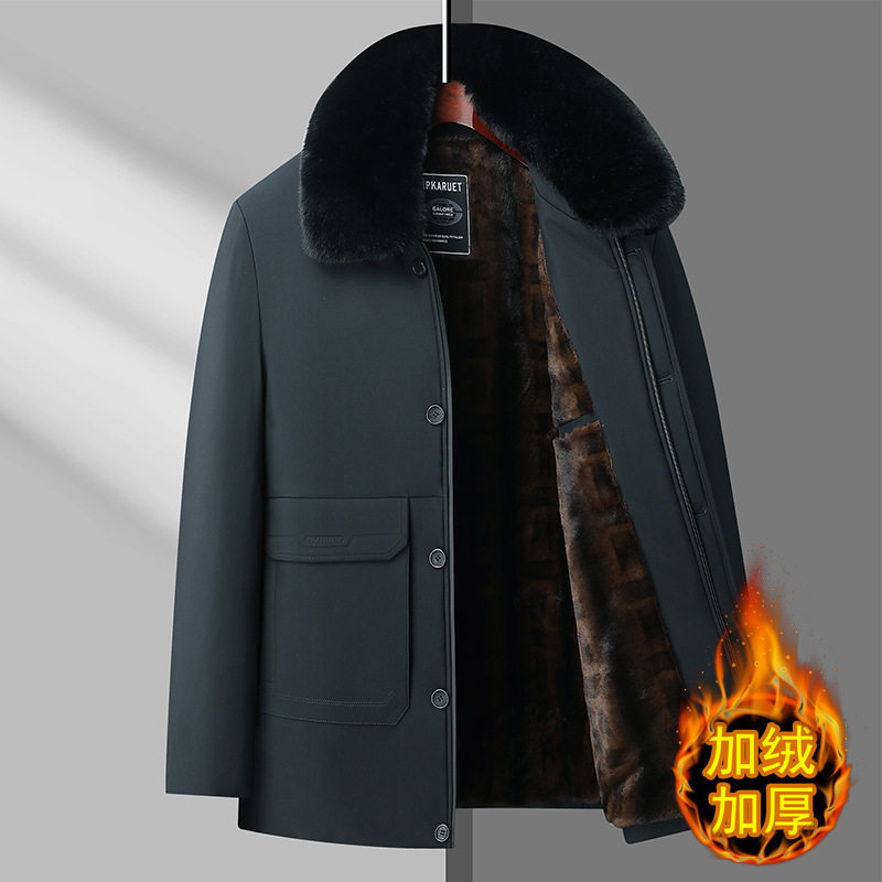 恒源祥男士新款棉服加绒加厚保暖棉衣2025冬季中老年爸爸装保暖棉,男装,皮草,淘宝优惠券,粉丝福利购,淘宝优惠卷