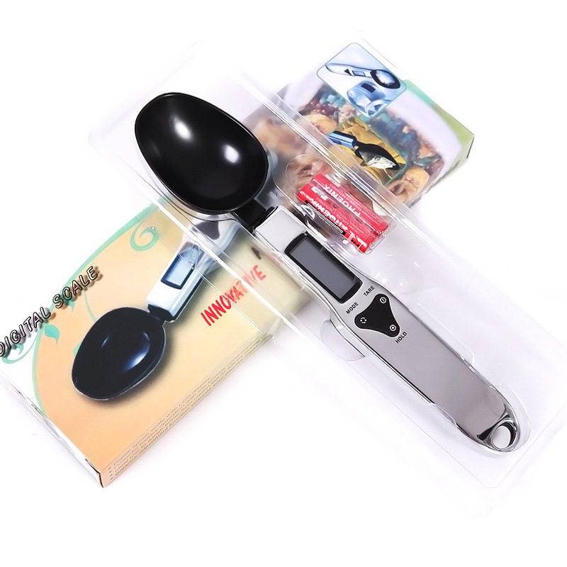 德国精工精准电子称0.1g不锈钢勺子秤奶粉药材秤单勺家用厨房秤宠