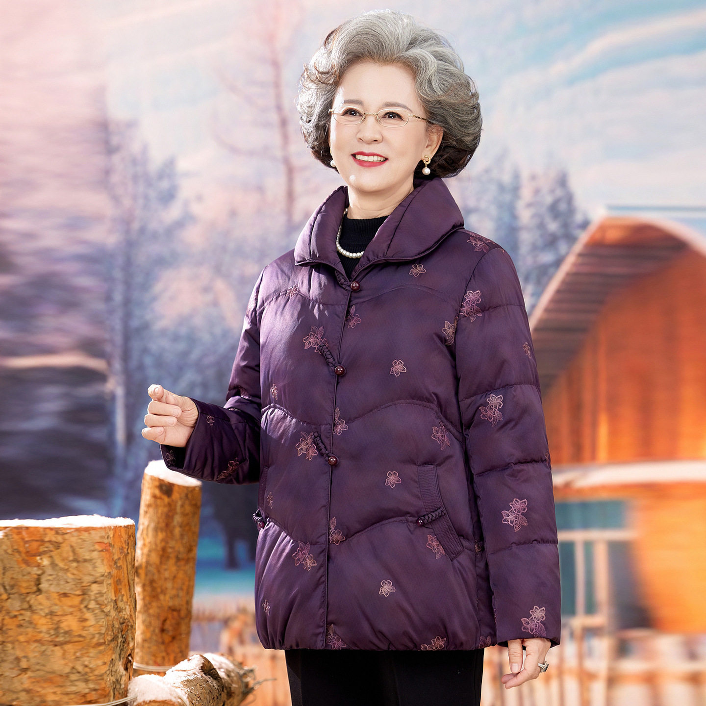 恒源祥奶奶冬装羽绒服老太太新款老年人外套女妈妈冬季加厚保暖防,女装/女士精品,中老年女装,淘宝优惠券,粉丝福利购,淘宝优惠卷