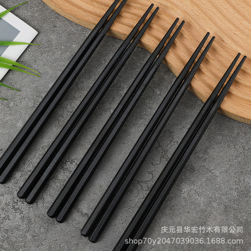 德国精工日式筷子家用高档耐高温不发霉尖头筷子合金筷商用高端酒