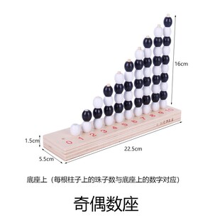婴儿书早教宝宝益智正品蒙氏数学早教0-10奇偶数座教具幼儿园玩具