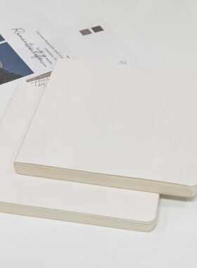 涂鸦本韩国白本子5张11张十一五张白色小方本绘画板手帐书写zj66