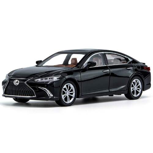 新款 泡沫盒 1 24仿真合金雷克萨斯ES300汽车模型 声光摆件收藏