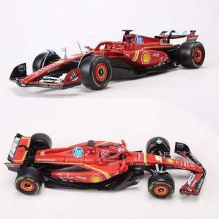 新款 1:18 20sf24 F1方程式赛车勒克莱尔16号合金车模型