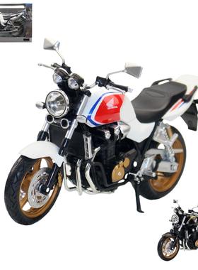 奥图美合金模型1:12摩托车本田CB1300SF经典古典机车收藏摆件玩具