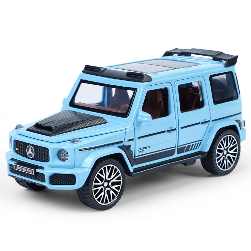 新款 1:32仿真奔驰G800合金越野声光车模型儿童玩具摆件男礼品