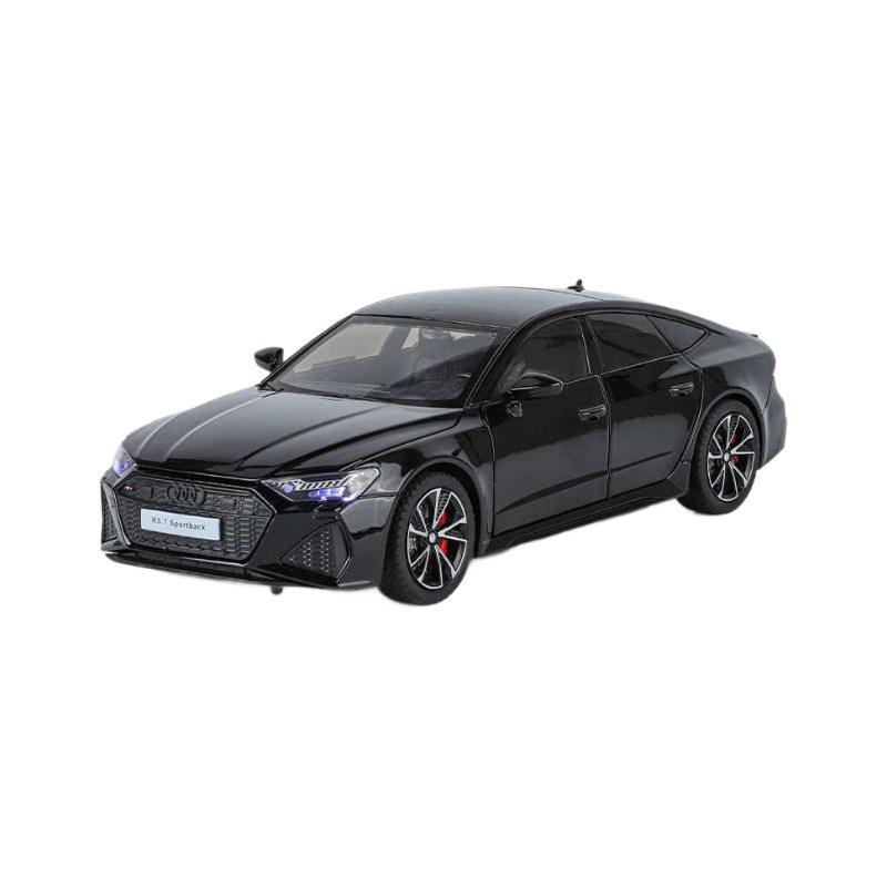新款 1:24正版奥迪RS7合金车模型仿真轿跑车摆件儿童玩具小汽车男