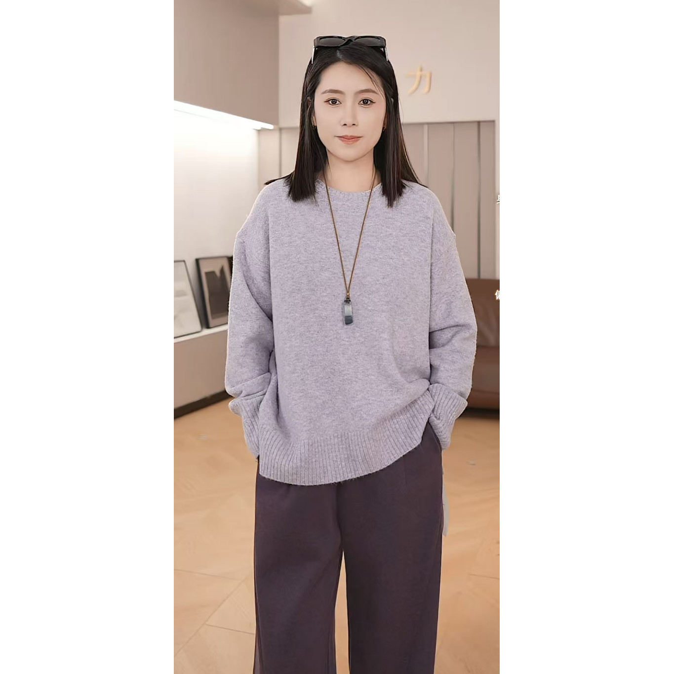 潇潇丨可套袋轻柔机洗  长66  新款毛衫6638