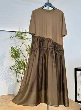 【潇潇&可机洗&夏日保命面料】长110  春夏新款长裙Q250910