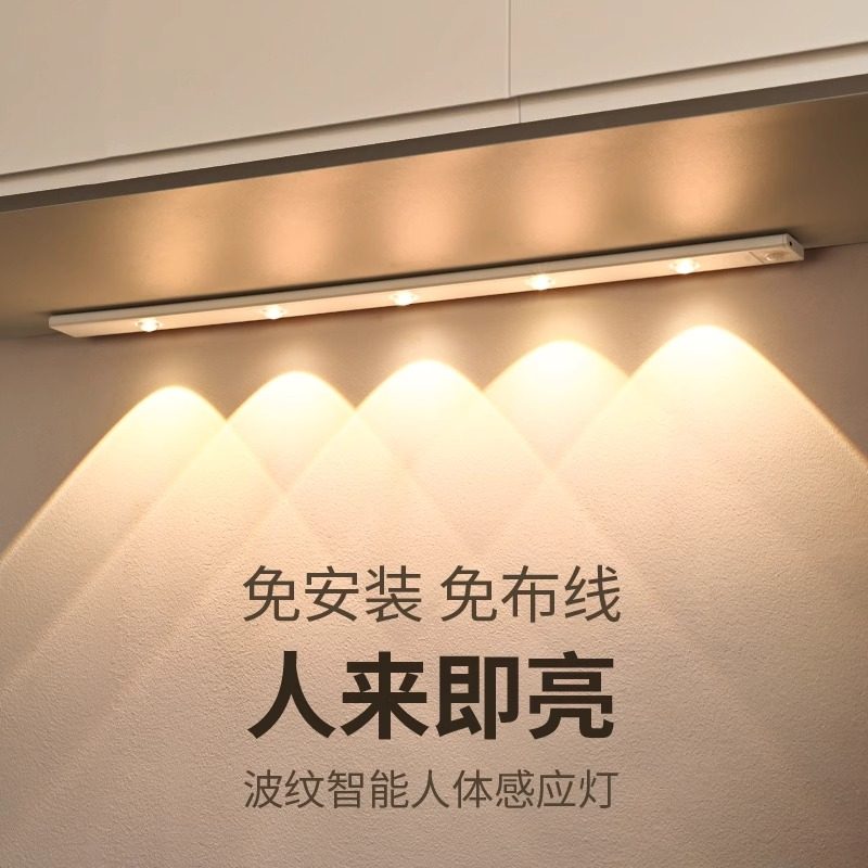 led人体感应灯超薄猫眼山丘灯条