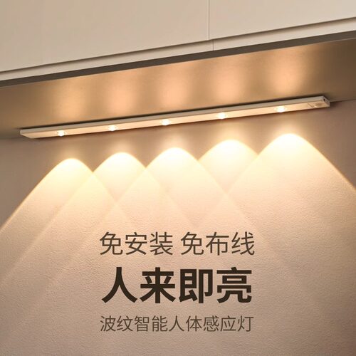 led人体感应灯超薄猫眼山丘灯条