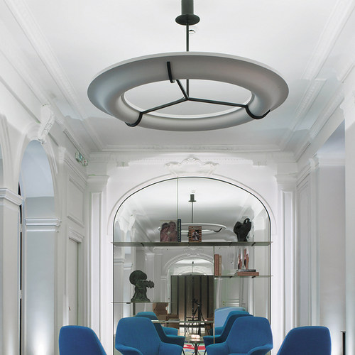 Eric Schmit吊灯简约现代别墅创意诧寂餐厅卧室工业风水泥石膏灯