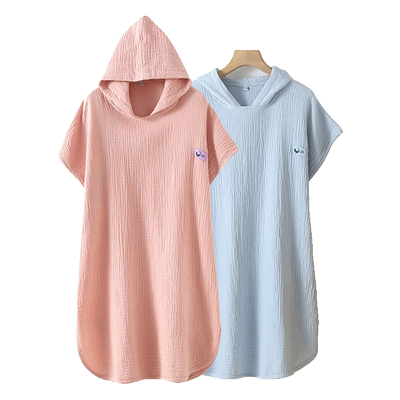 速干儿童浴巾斗篷浴袍可穿式专用大童2025新款全棉游泳纱布男女孩