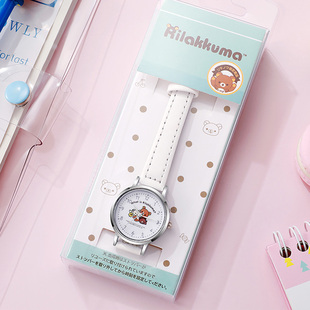 2026新款小学生初中生手表儿童女孩高颜值卡通轻松熊只看时间石英