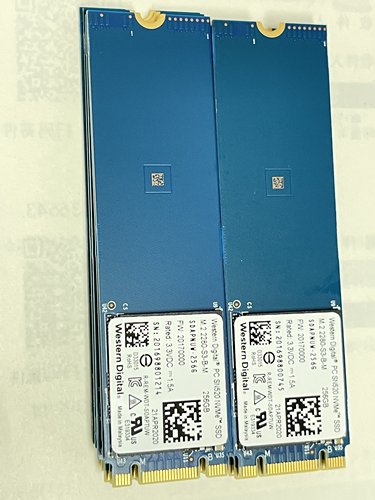 西数 SN520 256g M.2 2280 nvme 双口nvme pcie3.0×2 全新零通电
