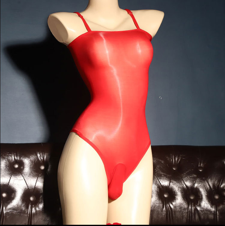 无缝吊带可调节超薄连体衣