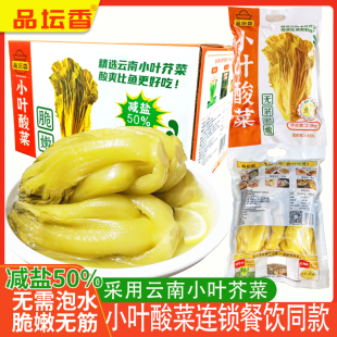 广东小叶酸菜商用桶装 酸菜批发潮汕酸菜泡菜商用老坛脆酸菜品坛香