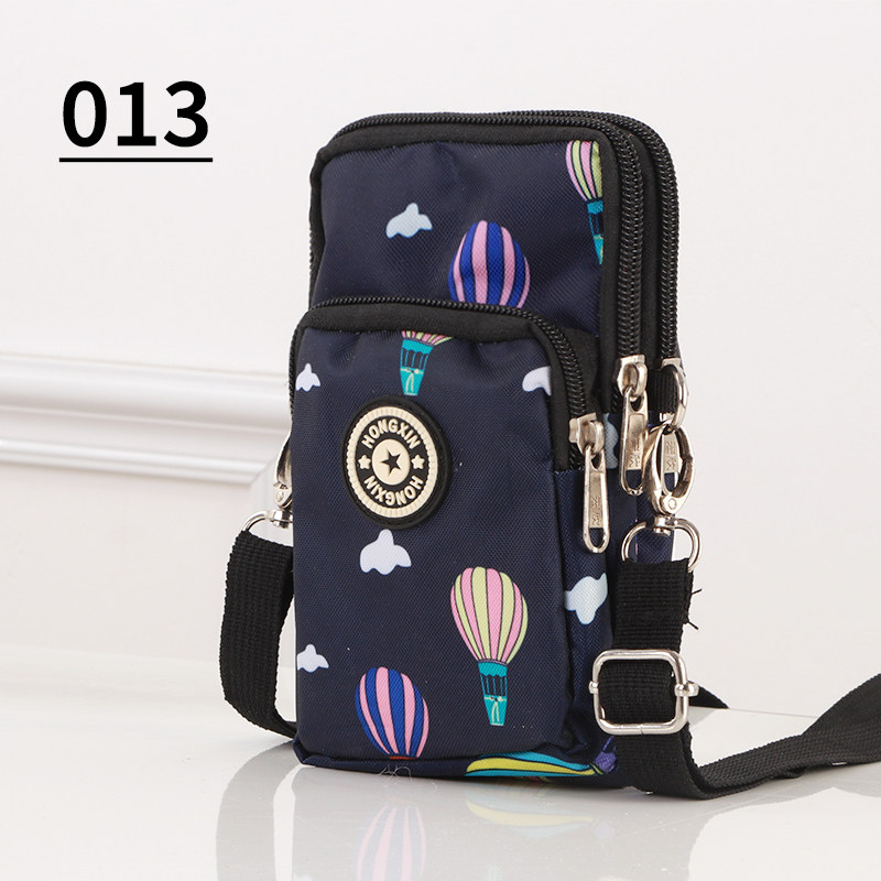 外出便携新款手机包纯色运动手腕包防水手臂包可斜挎零钱包迷你包