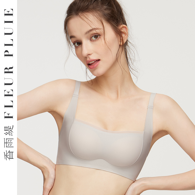 上托收副乳大胸显小薄款文胸