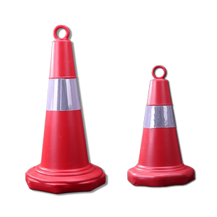 立柱警告牌小区公路挡车私人车位柱pvc路障器隔离桩路锥拦路虎