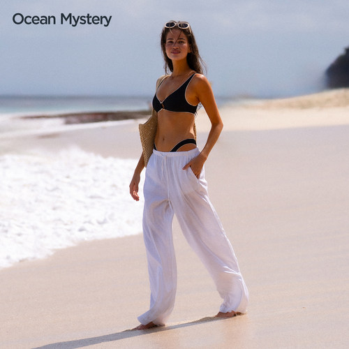 OceanMystery显瘦聚拢黑色比基尼