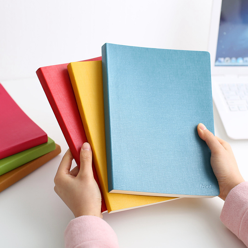 front前通软皮笔记本加厚记事本
