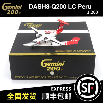 Gemini Jets 瑕疵机 1:200 DASH8-200 LC Perú N444YV G2LCB320