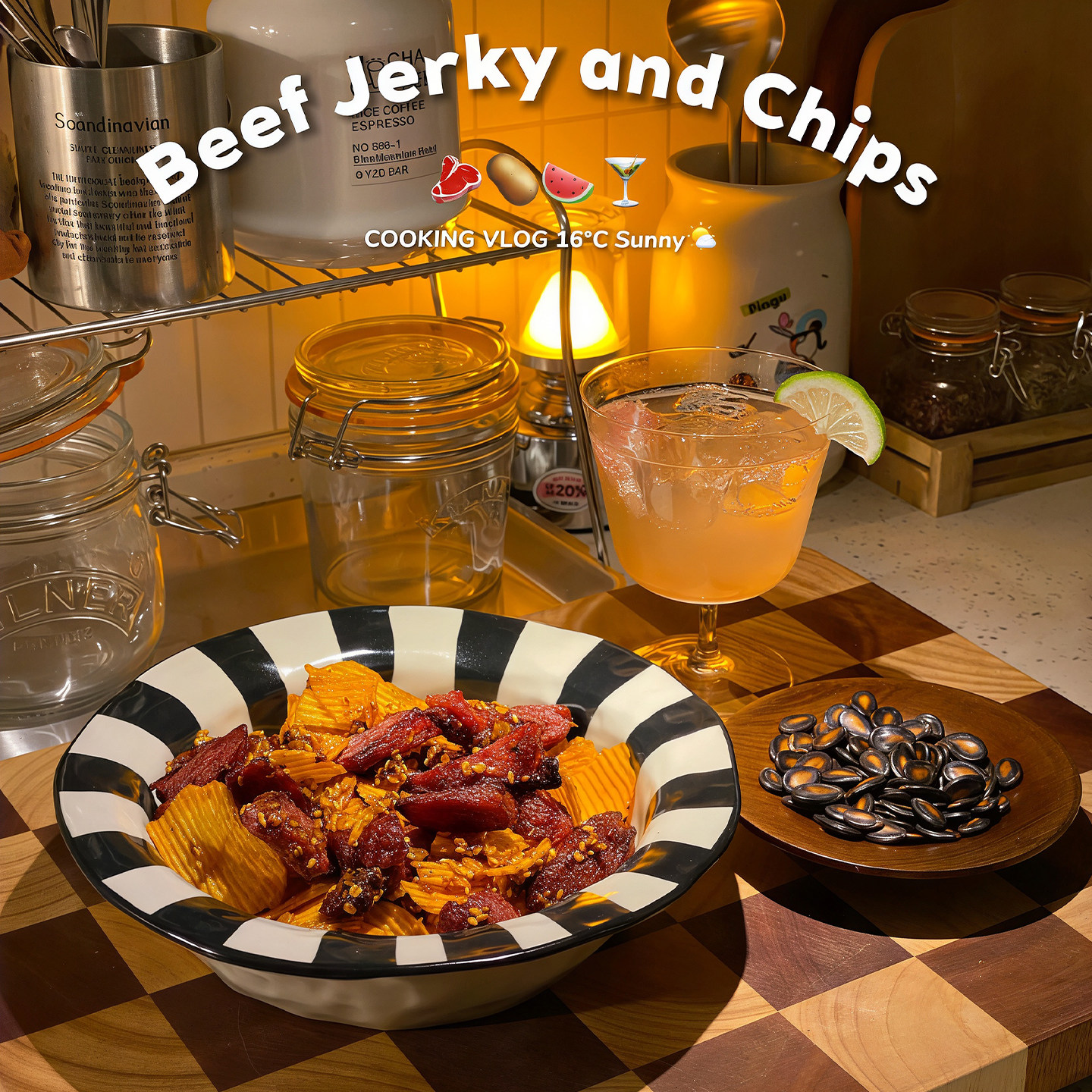 一人食的下酒菜装在我最喜欢的盘