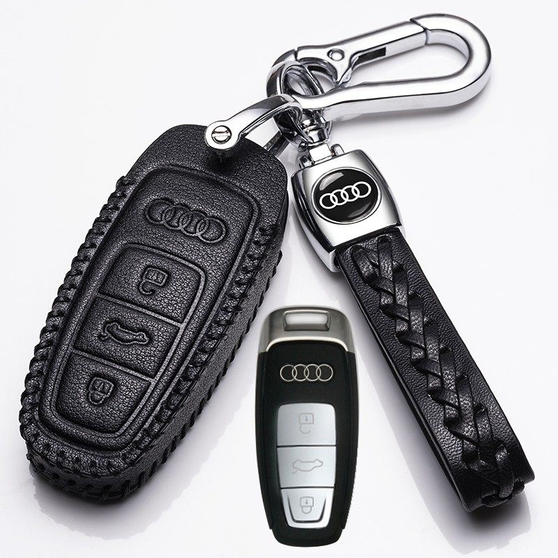 奥迪钥匙包真皮专用钥匙套A3 A4L A6L A8L A5 A7 Q3 Q5 Q5LQ7汽车