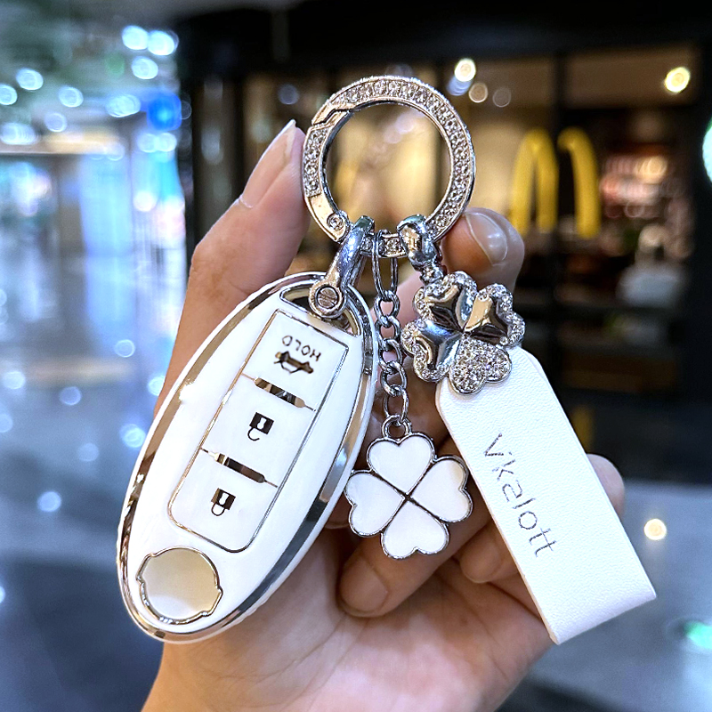 适用于21款日产尼桑蓝鸟车钥匙套CVT炫酷智联智酷版男女包扣壳20