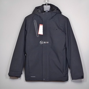 LINING李宁三合一风衣男子户外健身系列加绒保暖连帽外套 AWBU007