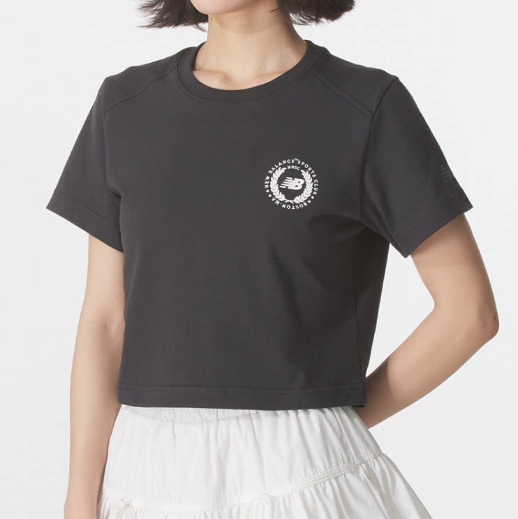New Balance NB女装夏季纯棉舒适时尚运动休闲短袖T恤 NEF31302