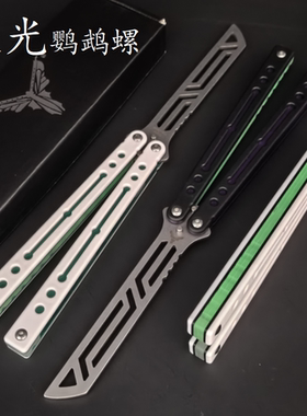 yy 夜光钢鹦鹉螺 三明治结构儿童玩具夜光配重新手入门安全未开刃