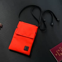 Túi lưu trữ Messenger đi du lịch nước ngoài chống đa chức năng nam nữ túi hộ chiếu không khí hộ chiếu giữ túi điện thoại di động ví - Ví / chủ thẻ ví cầm tay nam lv