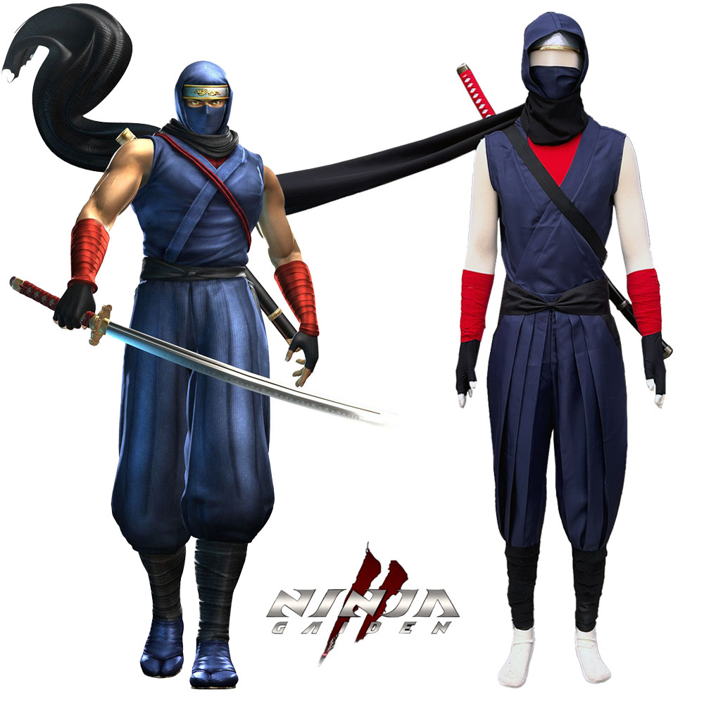 忍者龙剑传黑之章隼龙忍者夜行衣剑道服游戏Cosplay男装/龙剑另购